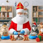 voerbakjes zetten voor sinterklaas